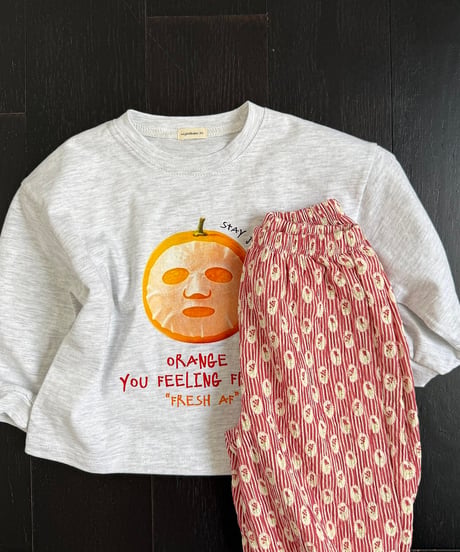 9[予約]nightbebe annoying orange long sleeve tee