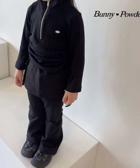 51[予約]bunny powder tenny mini wrap skirt pants