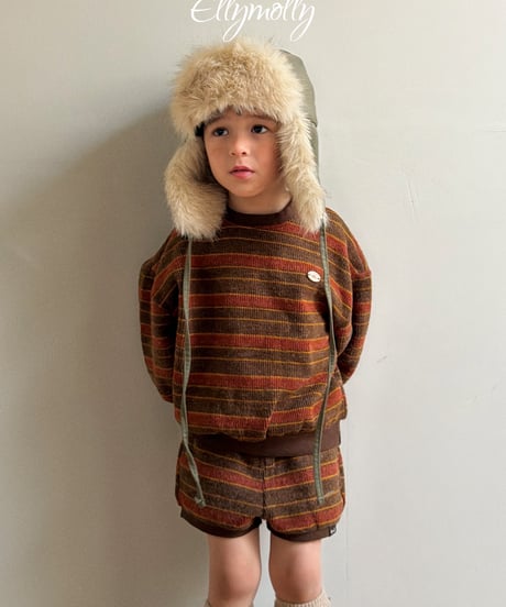 38[予約]ELLYMOLLY grove knit mtm