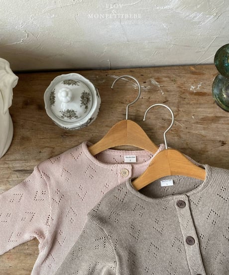 7[予約]elov&monpetitbebe nuvia cardigan