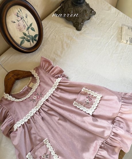 45[予約]marron butter dress(XS-L)