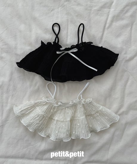 19[予約]petit&petit cream puff bustier