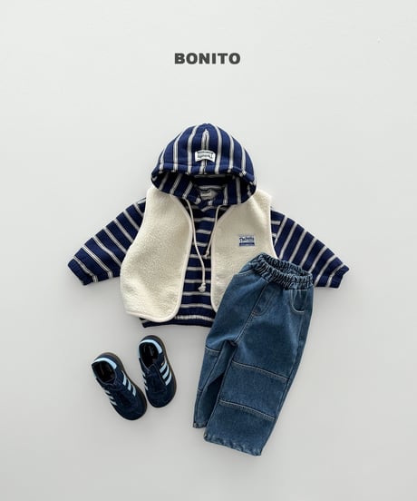 3[予約]bonito fluffy tumble vest