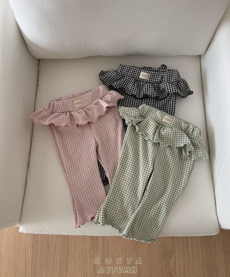 63[予約]Aosta kiki frill pants