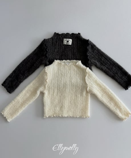 48[予約]ELLYMOLLY meringue day day knit