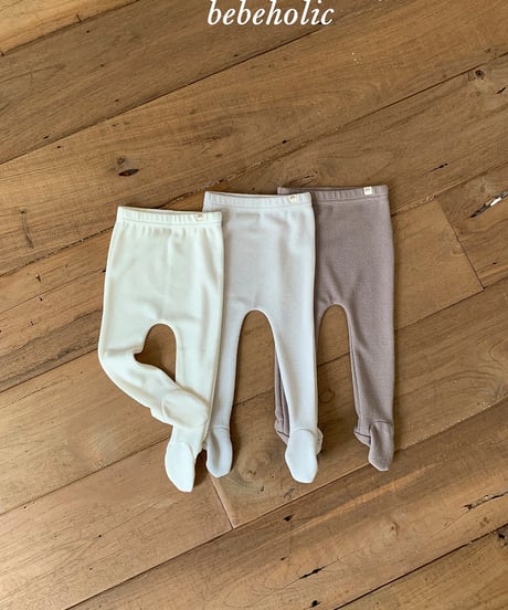 33[予約]bebeholic pony footed leggings