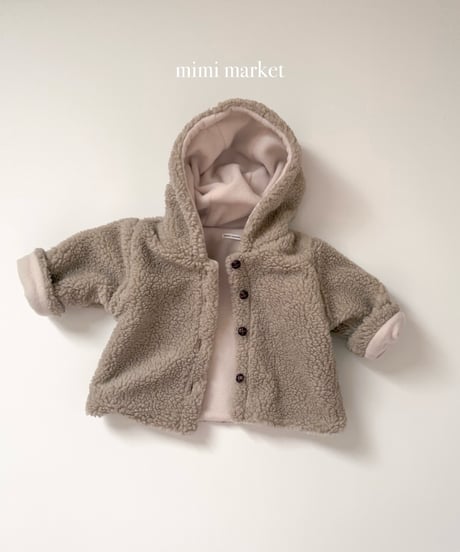 30[予約]mimi market sherpa hood coat