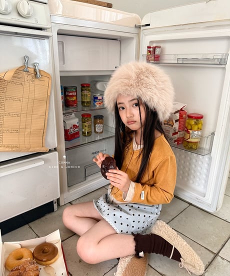 15[予約]COMMA layered color block cardigan