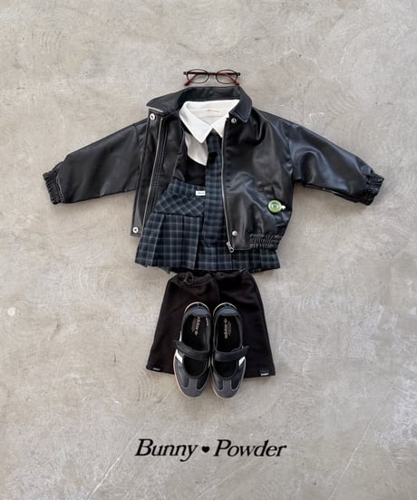 80[予約]bunny powder preppy leg warmers