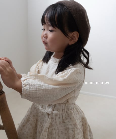 35[予約]mimi market neck frill blanc