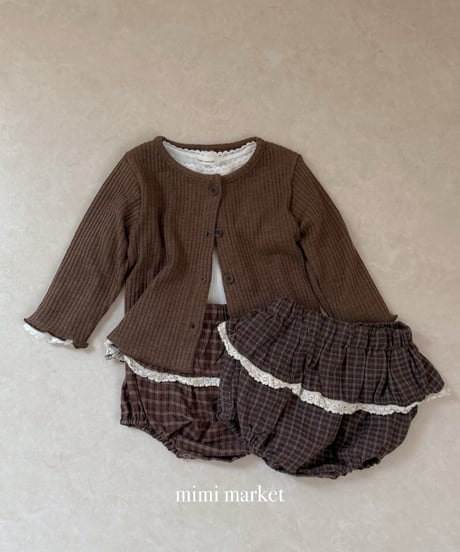 15[予約]mimi market check bloomer
