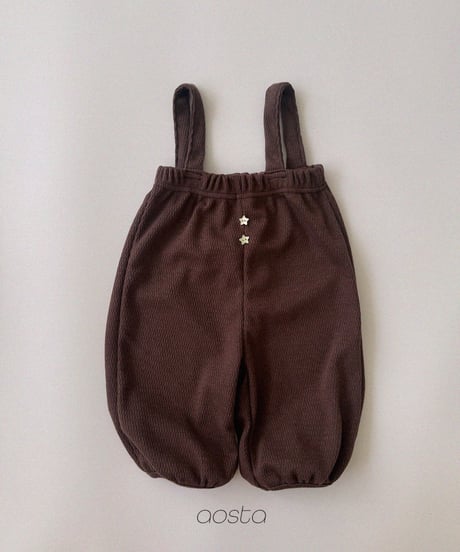 38[予約]Aosta star candy overalls