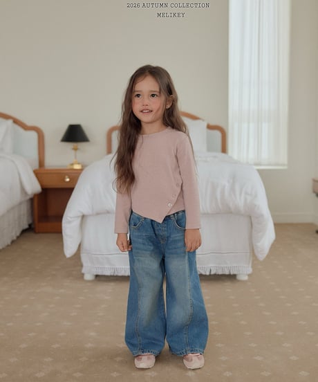 47[予約]melikey wide denim pants