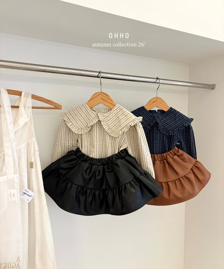 11[予約]ohho sailor frill blouse