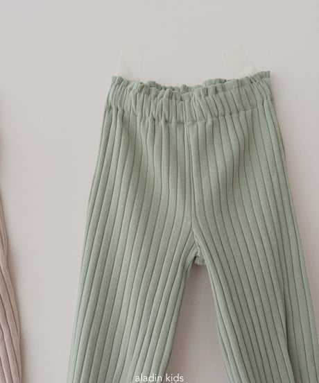 4[予約]aladin mood rib pants