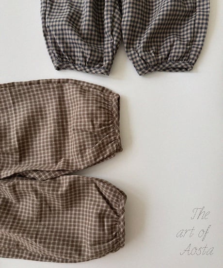 29[予約]Aosta mocha balloon pants