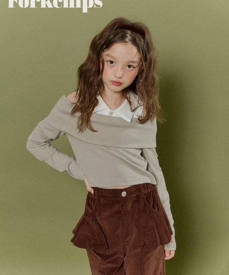 11[予約]FORKCHIPS maple shoulder t-shirt