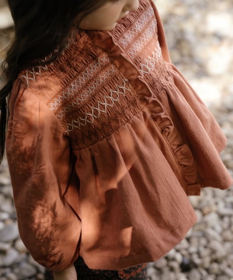 2[予約]OREN merci smoke blouse