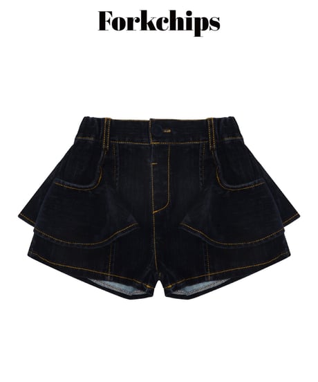 27[予約]FORKCHIPS velvet flare pants