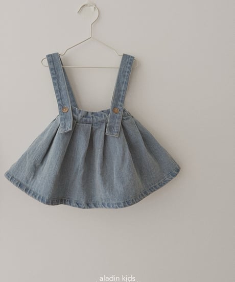 17[予約]aladin pleated suspender skirt