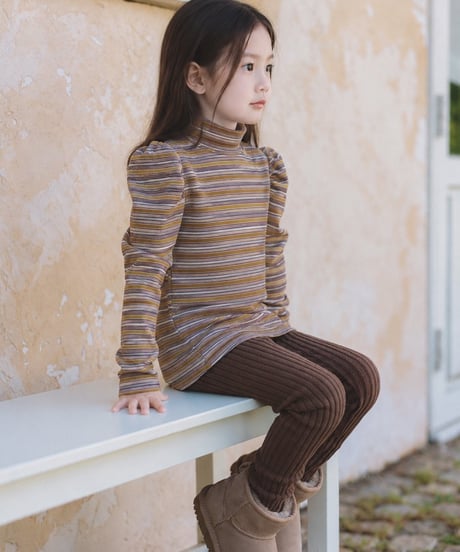 2[予約]mon Atelier mellow stripe t