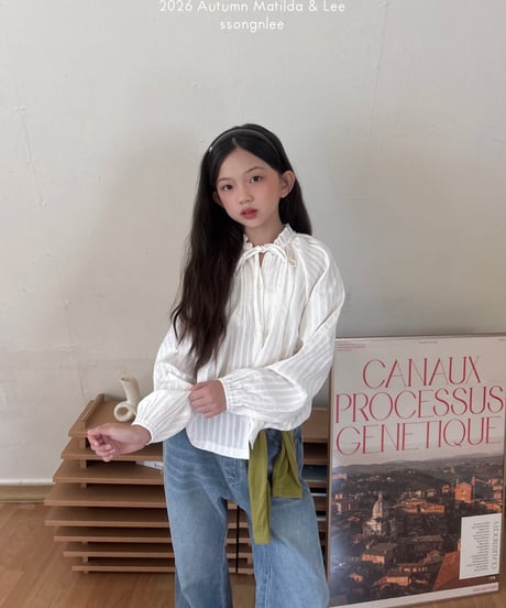 14[予約]matilda&lee pintuck shirring blouse