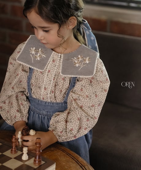 12[予約]OREN rosetta blouse