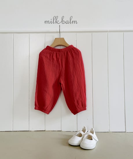 28[予約]milkbalm bonbon high top pants