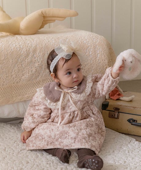 47[予約]OREN merry lulu padded dress(baby)