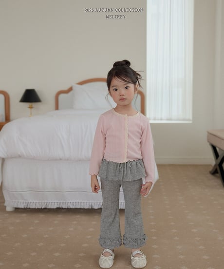39[予約]melikey vest frill bootcut