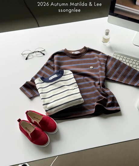 30[予約]matilda&lee jelly border tee