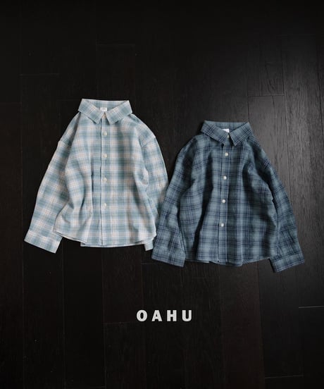 6[予約]oahu urban check shirt