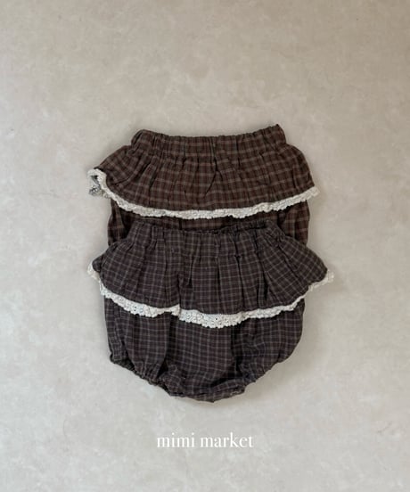 15[予約]mimi market check bloomer