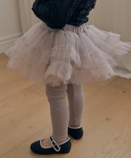 20[予約]送料無料 the beige tulle leggings