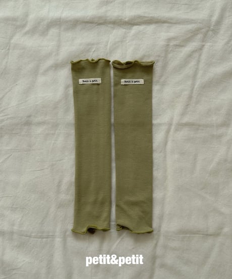 52[予約]petit&petit coloring leg warmer