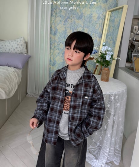 45[予約]matilda&lee about check shirt
