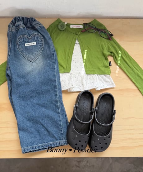 13[予約]bunny powder dot layered camisole