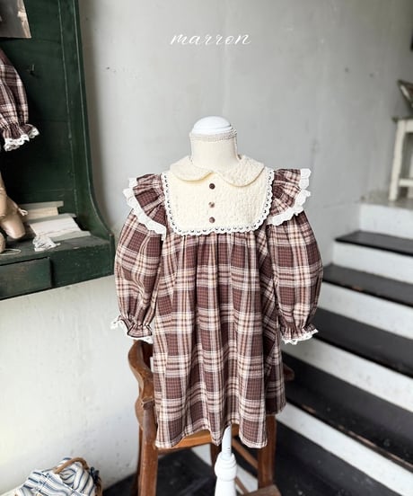 42[予約]marron soybean dress(XS-L)