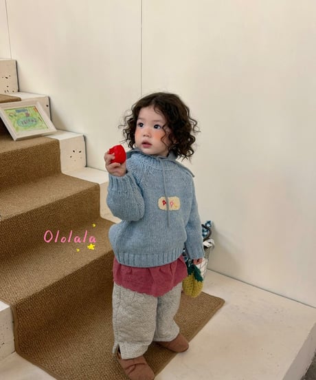 10[予約]ololala macaron round knit