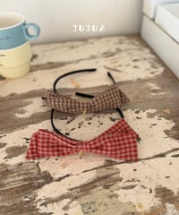 37[予約]jujua candy check headband