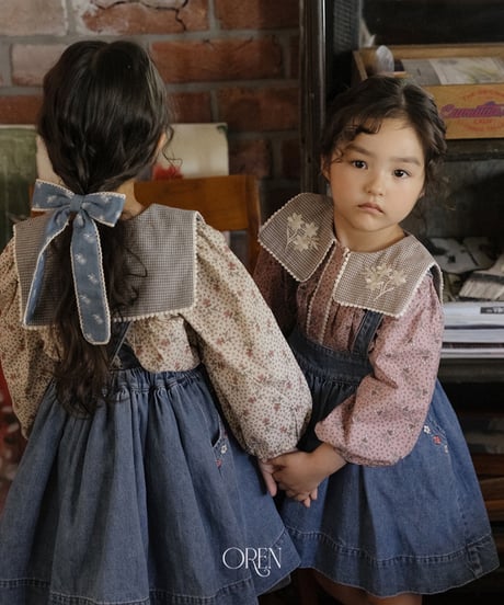 12[予約]OREN rosetta blouse