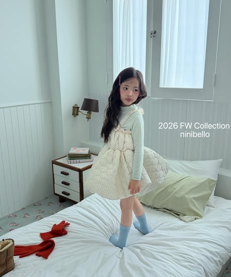 53[予約]ninibello picnic quilting dress