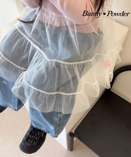 63[予約]bunny powder pippi dress