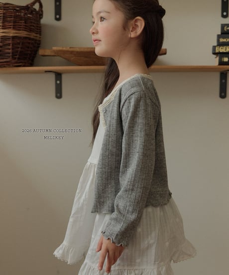 25[予約]melikey ballet frill sleeveless ops