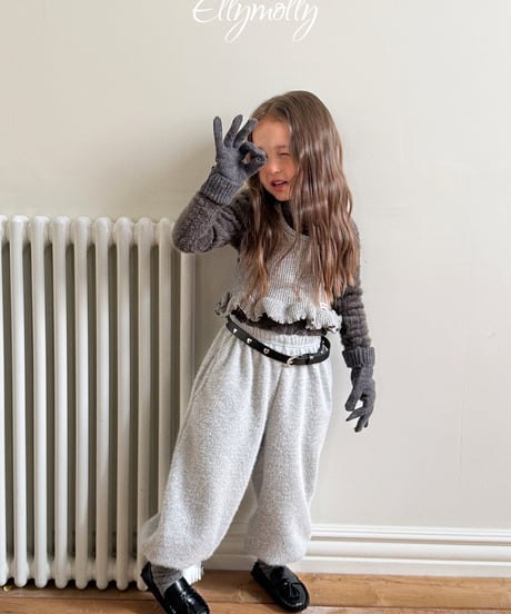 29[予約]ELLYMOLLY snowflake angol jogger pants