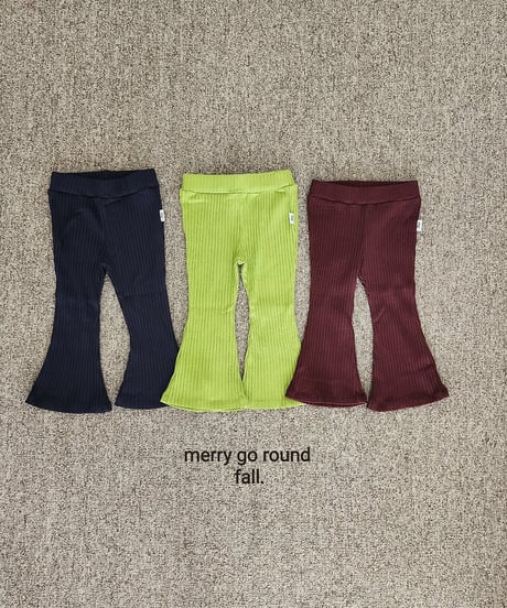 27[予約]merry go round rib bootcut