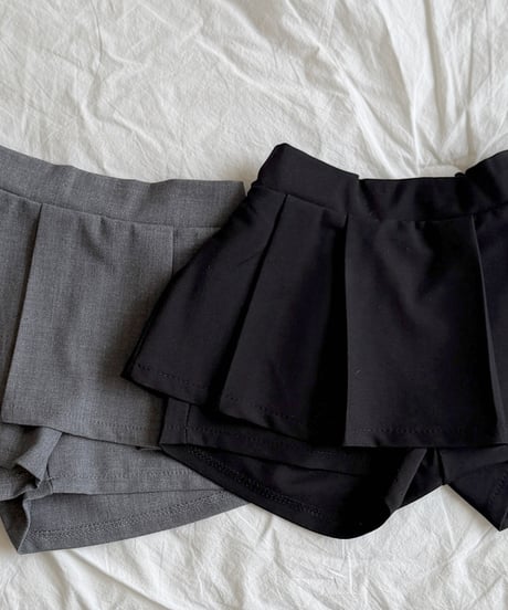 33[予約]ninibello rose pleated skirt