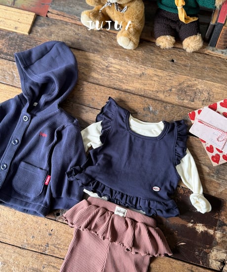 2[予約]jujua waffle hooded jacket