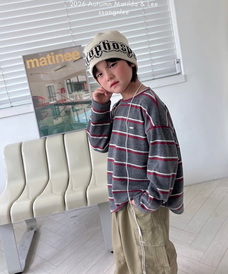 31[予約]matilda&lee happy border knit