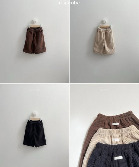 35[予約]minirobe culottes pants